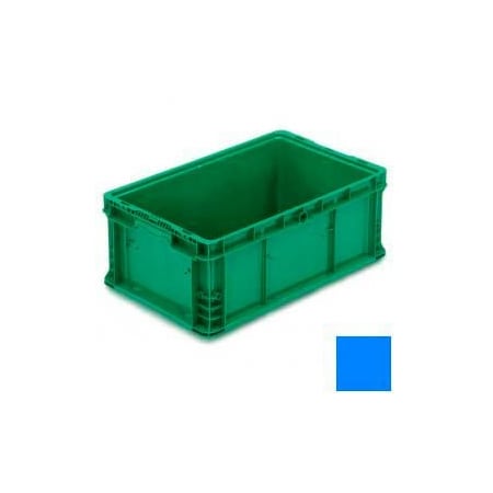 Lewisbins ORBIS Stakpak NXO2415-9 Modular Straight Wall Container, 24"L x 15"W x 9-1/2"H, Blue NXO2415-9-BL